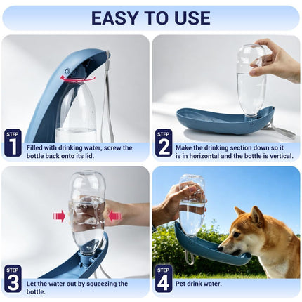 Portable Dog Water Bottle Large Dog Water Bottle Leak Proof Pet Water