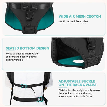 Dog Harness Storage Bags for Dogs Pet Accessories Dog Outdoor (Size S)