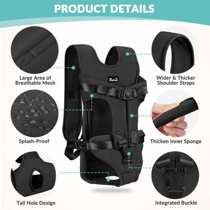 Dog Harness Storage Bags for Dogs Pet Accessories Dog Outdoor (Size S)