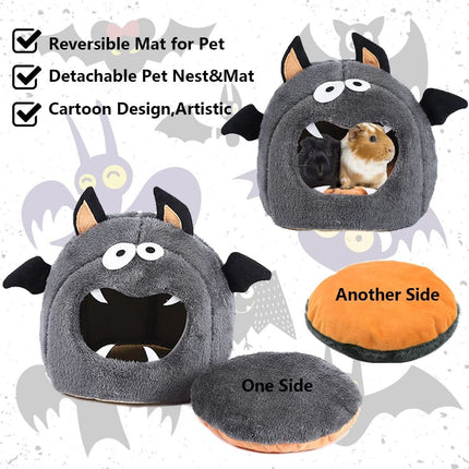 Guinea Pig Bed Hideouts Warm Small Animal Pet Beds Monster Hamster Bed