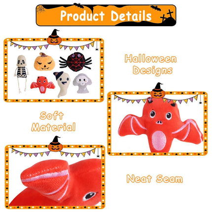 Halloween Catnip Toys, Pumpkin Ghost Catnip Toy Chew Bite Toy for Cat