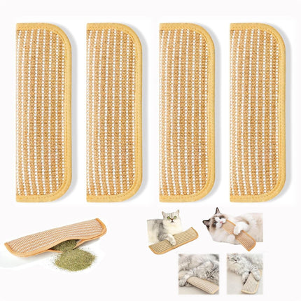 4PC Cat Toys Catnip Toys Interactive Cat Toys Catnip Kicker Soft Sisal