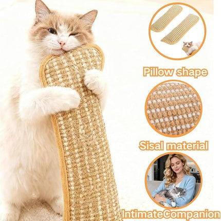 4PC Cat Toys Catnip Toys Interactive Cat Toys Catnip Kicker Soft Sisal