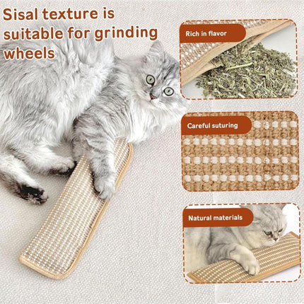 4PC Cat Toys Catnip Toys Interactive Cat Toys Catnip Kicker Soft Sisal