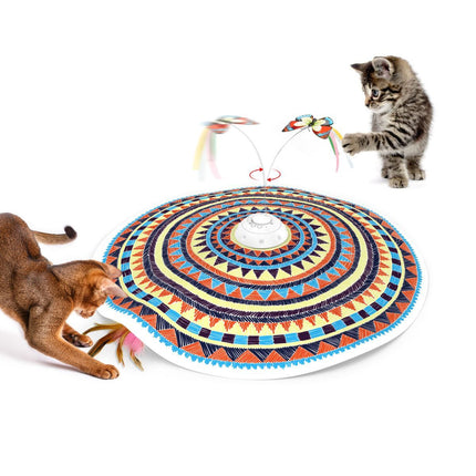 Cat Toy Interactive Spinning Cat Toy Butterfly Attachment Cat Toy
