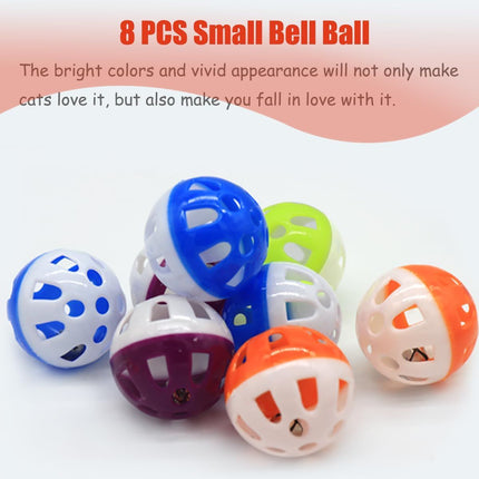 24-Piece Cat Toys Bell Ball Cat Toys Interactive Cat Toys Kitten Toys