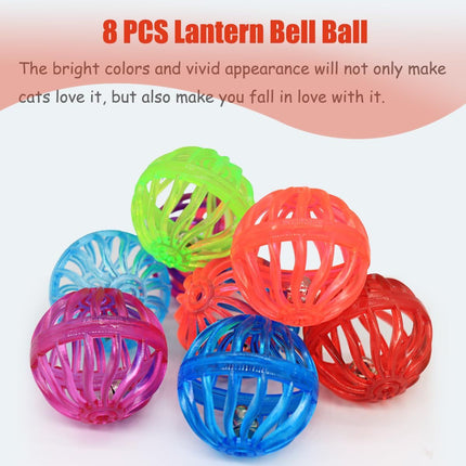 24-Piece Cat Toys Bell Ball Cat Toys Interactive Cat Toys Kitten Toys