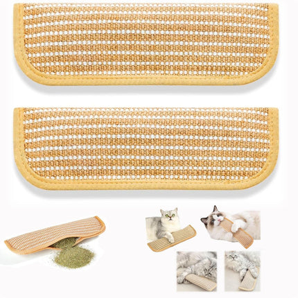 2PC Cat Toys Catnip Toys Interactive Cat Toys Catnip Kicker Soft Sisal
