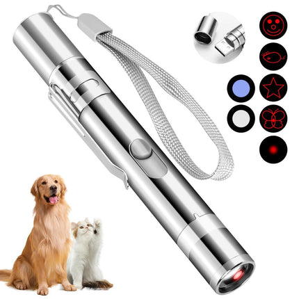 Indoor Cat Toy USB Rechargeable Cat Toy 7 Mode Cat Toy Cat and Dog