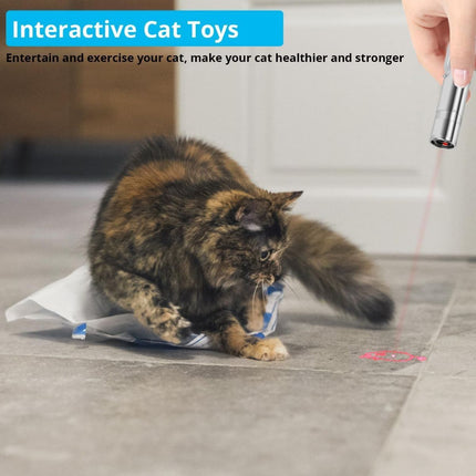 Indoor Cat Toy USB Rechargeable Cat Toy 7 Mode Cat Toy Cat and Dog