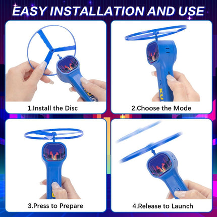 Cat Toy Interactive Cat Toy Flying Disc Cat Toy Pet Toy Cat Entertainment