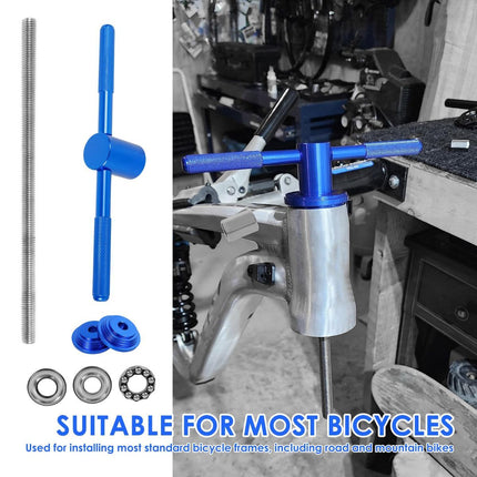 Bike Headset Press Tool - Universal Bicycle Headset Bearing Press-in Tool - Bike Headset Cup and Bottom Bracket Press Installer Accessories for Bicycle Repair