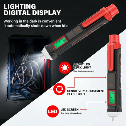 Non Contact Voltage Tester Pen, 12V-1000V Dual Range AC Circuit Tool