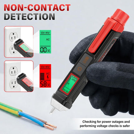 Non Contact Voltage Tester Pen, 12V-1000V Dual Range AC Circuit Tool