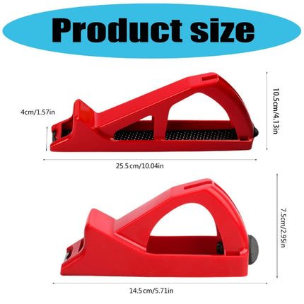Edge Finishing Tool Wood Surface Trimmer Drywall Edge Trimmer PVC Trimmer - Red - Size 145mm