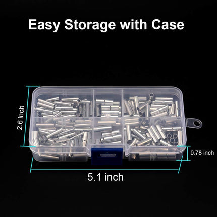 BN200pcs Tubular BN Crimp Terminals and HS-40J Crimping Pliers Set