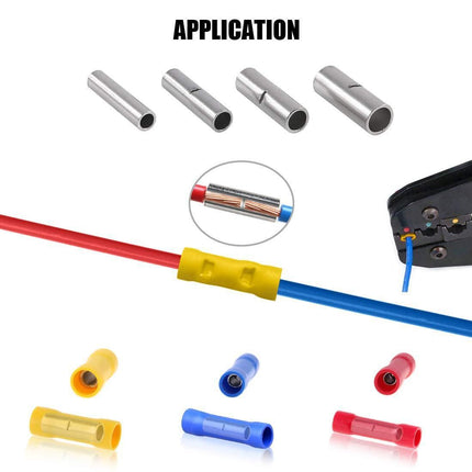 BN200pcs Tubular BN Crimp Terminals and HS-40J Crimping Pliers Set