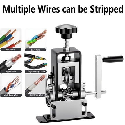 Manual Wire Stripping Machine, 0.06 -1 Wire Gauge Copper Wire Stripper
