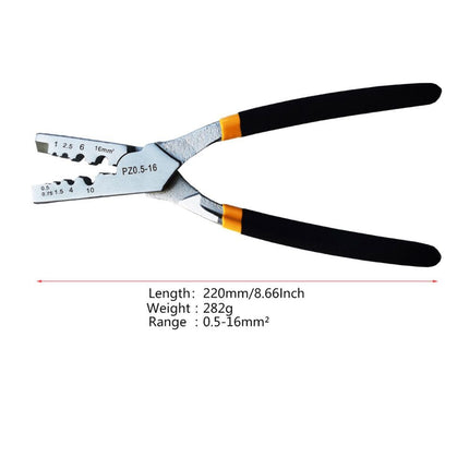 GT250pcs Copper Tube Terminals, Connecting Tubes, Wiring Terminals, Pliers Set