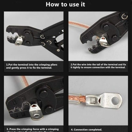70pcs SC Series Crimp Terminals, Open Barrel Wire Lugs, Boxed Bare Copper Connectors