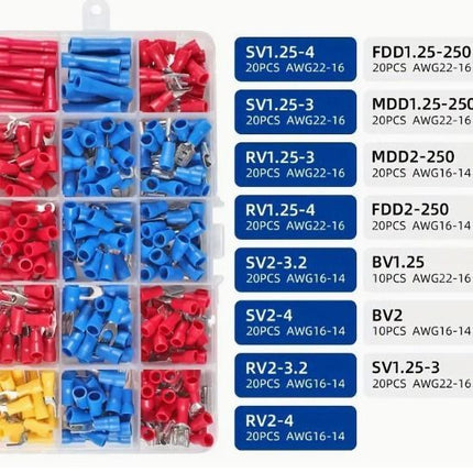 280PCS Crimp Terminal Block Pliers Set - Electrical Tool Kit