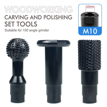 Woodworking Carving and Polishing Set (Size 10mm)