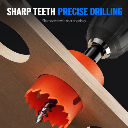 22mm Bi-Metal M42 High Speed Steel Hole Saw with Pilot Drill Bit