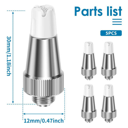 5 PCS Lohkak Seahorse Tips II - Soldering Iron Replacement Tips for Pen Pro Plus, Soldering Iron Welding Replacement Parts for Welding and Crafting (II/2.0)