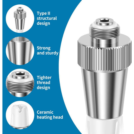 5 PCS Lohkak Seahorse Tips II - Soldering Iron Replacement Tips for Pen Pro Plus, Soldering Iron Welding Replacement Parts for Welding and Crafting (II/2.0)