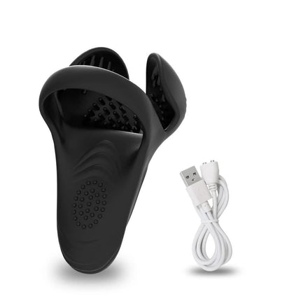 Vibrating Cock Ring with Testicular & G-Spot Stimulation – Penis Vibrator for Men, Pleasure Ring for Enhanced Sensation, Penis Extender for Couples Play