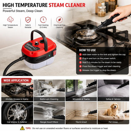 Versora Pro Car Steam Cleaner (White)