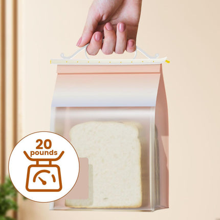 12Pcs Handheld Bag Clips For Food Storage, Reusable Chip Bag Clips With Handle, Grip Sticks Bag Sealers, Strong Load Bearing Sealing Clips For Snack Cereal