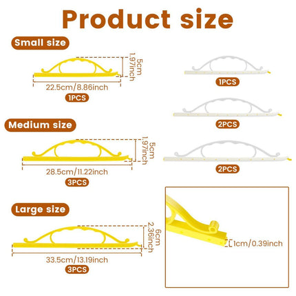 12Pcs Handheld Bag Clips For Food Storage, Reusable Chip Bag Clips With Handle, Grip Sticks Bag Sealers, Strong Load Bearing Sealing Clips For Snack Cereal