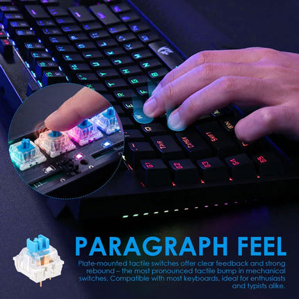 100 PCS Blue Mechanical Keyboard Switches Clickers with Upgraded