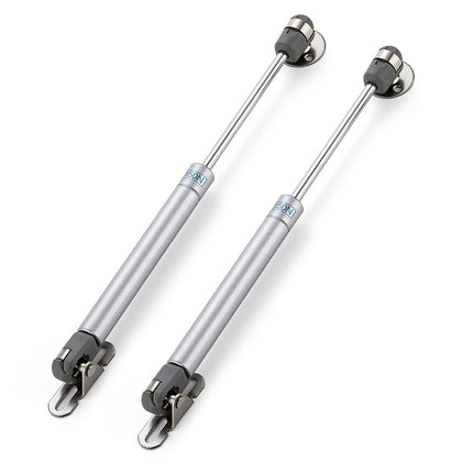 4 PCS, 150N/33 LB Silver Cabinet Gas Struts Lid Support, 10 Inch | Soft Open Doors, Kitchen Cabinets, Gas Shock Replacement, Lift Support Hinges, Cabinet Lids, Door Lifts, Hardware Update