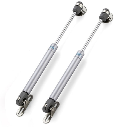 4 PCS 50N/11.2 LB Silver Cabinet Gas Struts Lid Support, 10 Inch | Soft Open Doors, Kitchen Cabinets, Gas Shock Replacement, Lift Support Hinges, Cabinet Lids, Door Lifts, Hardware Update