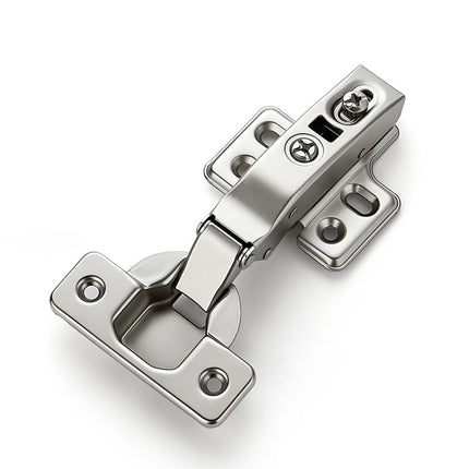 Full Overlay Soft Close Cabinet Hinges | Concealed Kitchen Cabinet Hinges, Heavy-Duty Adjustable Design, Easy Installation, for Frameless Cupboard Hardware - Silver - Size 10 PCS
