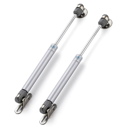 4 PCS 80N/18 LB Silver Cabinet Gas Struts Lid Support, 10 Inch | Soft Open Doors, Kitchen Cabinets, Gas Shock Replacement, Lift Support Hinges, Cabinet Lids, Door Lifts, Hardware Update