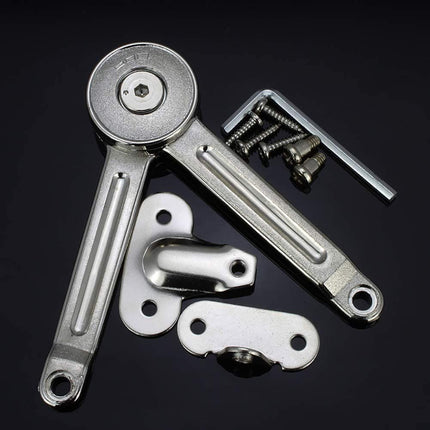 2 Packs Cabinet Cupborad Furniture Door Lift Stay Support Hinge Damper - Support Up to 100KG - Opening Angle 75°/90°/110° - Come with Hex Key