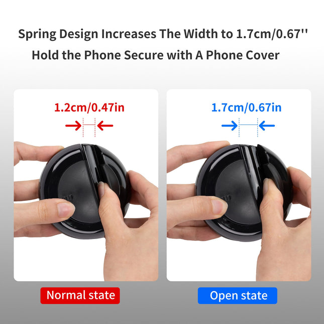 2-in-1 Car Dashboard Anti-Slip Mat with 360 Degree Rotating Phone Holder (Brown – product detail