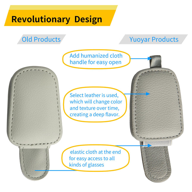 2-Pack Car Sun Visor Sunglasses Holder – product detail