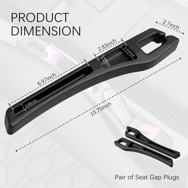2-Pack Car Seat Gap Plugs – product detail