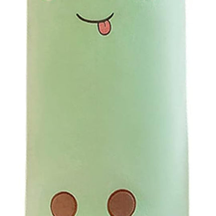 Bubble Tea Plush Pillow Soft Plush Toy Skin-Friendly Pillow Multiple Sizes Cute - Green - Size 43in