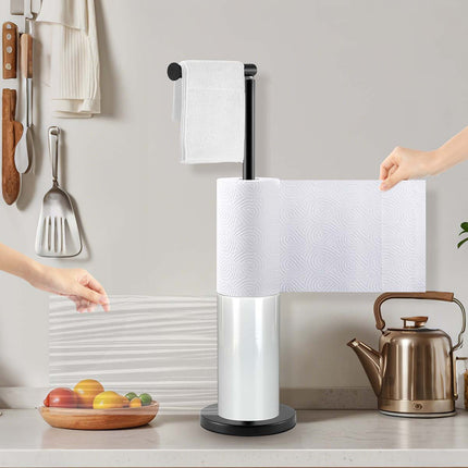 Floor Standing Toilet Paper Holder-Black