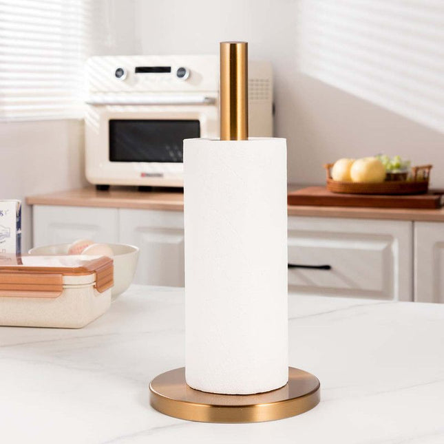 Stainless Steel Kitchen Paper Towel Holder -Gold – product detail