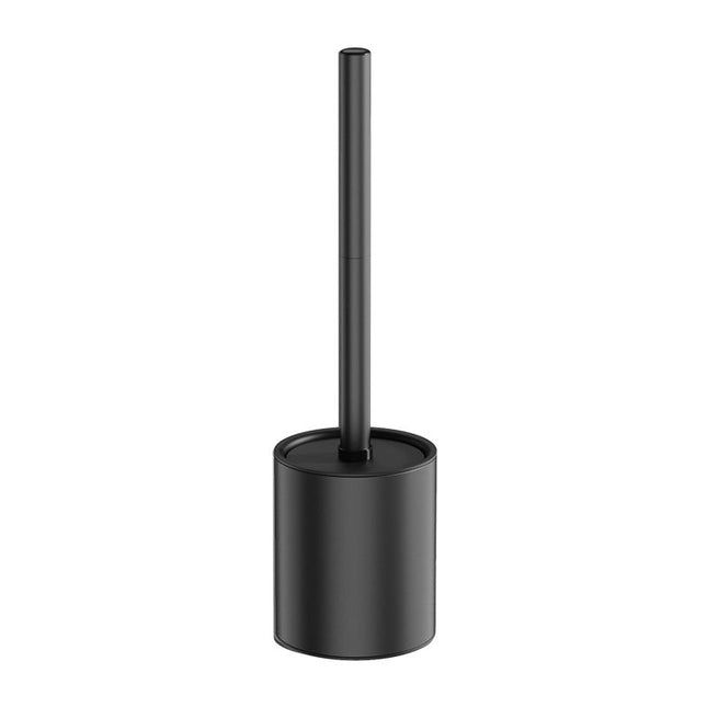 Iron Floor-Standing Toilet Brush Cleaning Brush With TPR Brush Head-Black V1161-860094