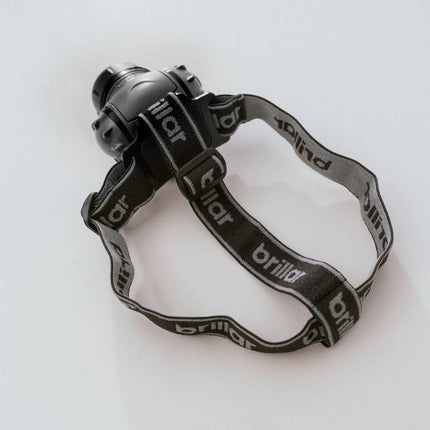 Brillar 3-Mode Headlamp Black 120 Lumens with COB LED – shape and profile