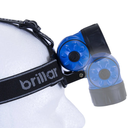 Brillar 3-Mode Headlamp Blue 120 Lumens with COB LED – design and finish
