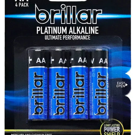 4 Pcs  AA PLATINUM ALAKALINE