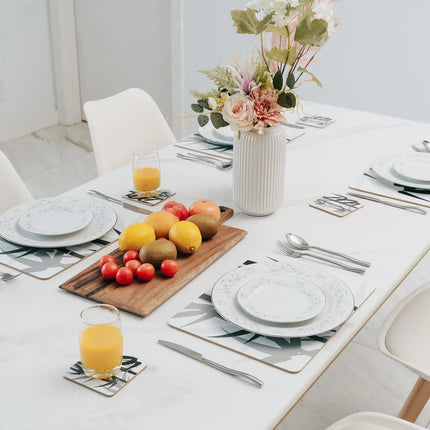 4 Pcs Clevinger MD Placemats Bamboo – shape and profile